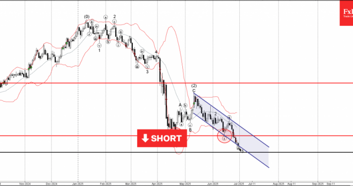 外国為替-USDCHFウェーブ分析 –  2025年6月30日|テクニカル分析