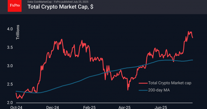 外国為替-Bitcoinは、統合から修正に移行しました|暗号レビュー2025年7月25日