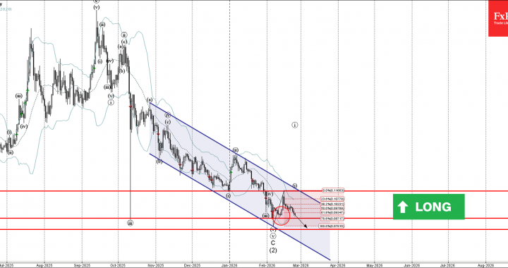 ドージコインの波動分析 – 2026 年 2 月 24 日 – FxPro ニュース、金融市場分析